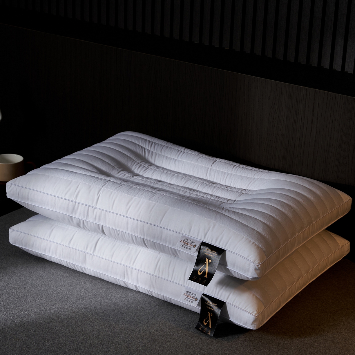 91家纺网 家纺一手货源 找家纺 （总）乐可 2025新款全棉决明子酒店枕枕头枕芯