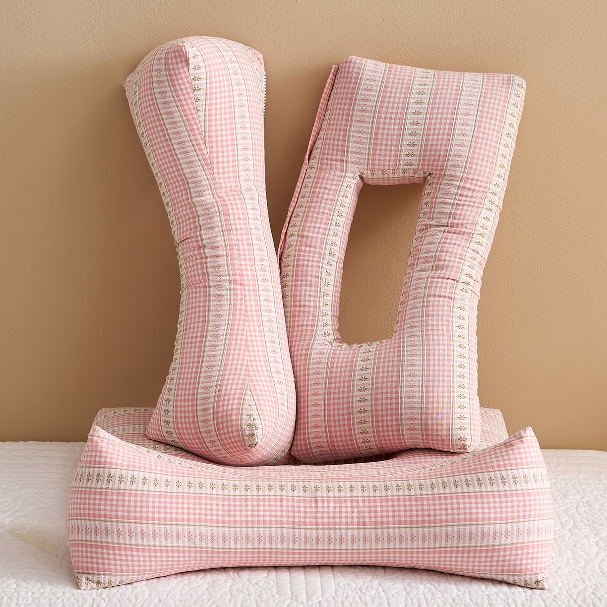 91家纺网 家纺一手货源 找家纺 （总）乐可 2025新款水洗棉护耳组合枕荞麦枕头枕芯