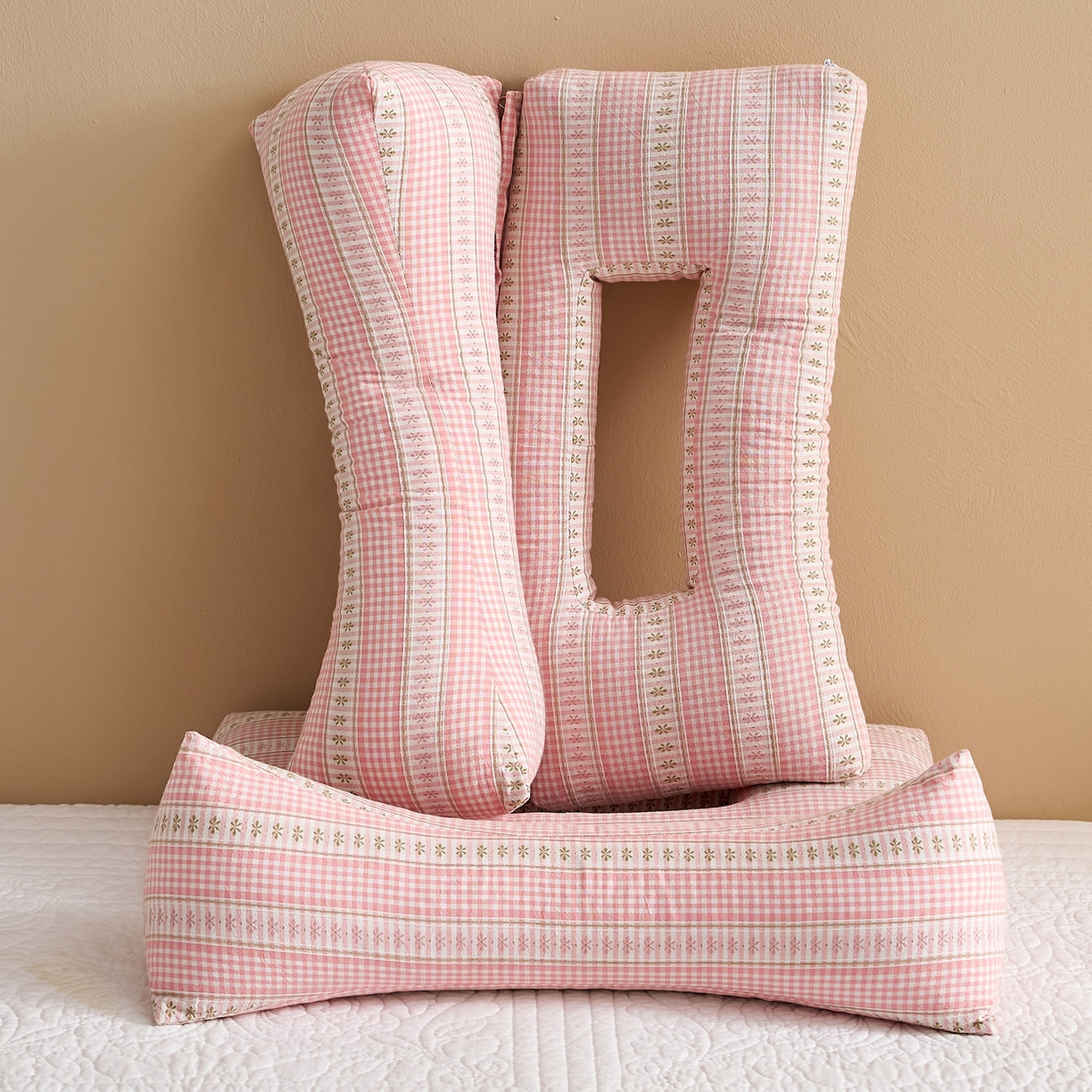 91家纺网 家纺一手货源 找家纺 （总）乐可 2025新款水洗棉护耳组合枕荞麦枕头枕芯