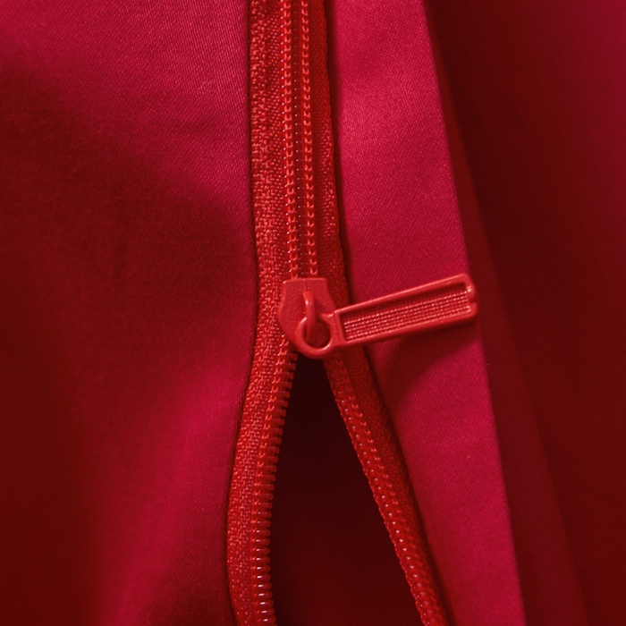 91家纺网 家纺一手货源 找家纺 帝王家纺 2025新款亲肤棉磨毛刺绣婚庆四件套红色结婚床上用品 一生有喜