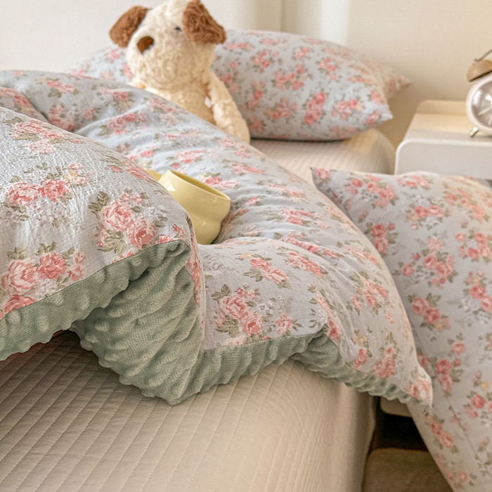 91家纺网 家纺一手货源 找家纺 丝芙妮家居（原乐视家纺） 2025新款云感棉豆豆被春秋被冬被被子被芯 漫游花境