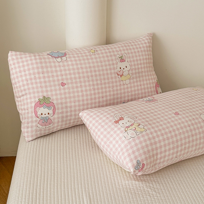 91家纺网 家纺一手货源 找家纺 丝芙妮家居（原乐视家纺） 2025新款云感棉豆豆被春秋被冬被被子被芯 甜心小兔