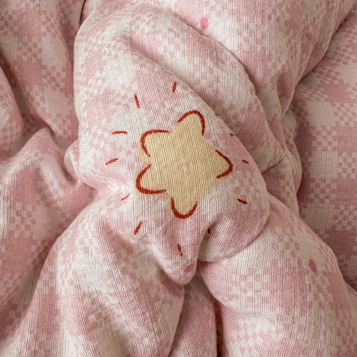 91家纺网 家纺一手货源 找家纺 丝芙妮家居（原乐视家纺） 2025新款云感棉豆豆被春秋被冬被被子被芯 甜心小兔