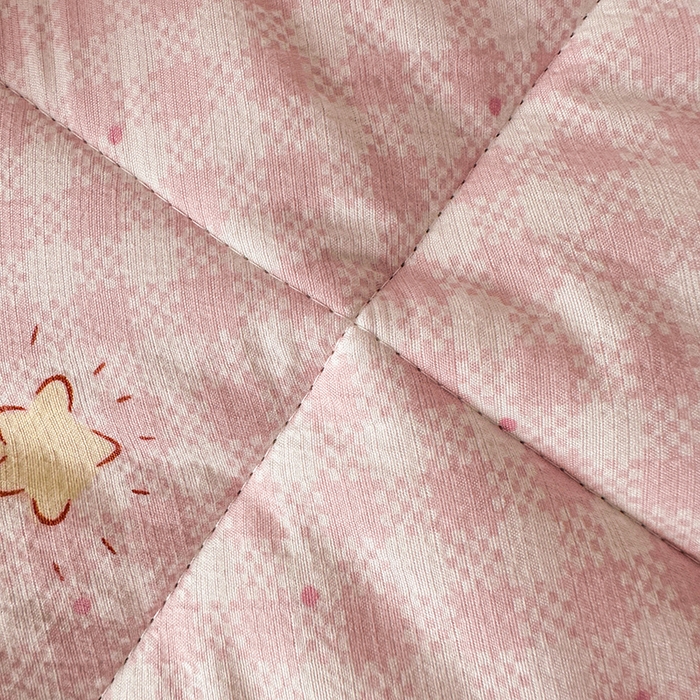 91家纺网 家纺一手货源 找家纺 丝芙妮家居（原乐视家纺） 2025新款云感棉豆豆被春秋被冬被被子被芯 甜心小兔