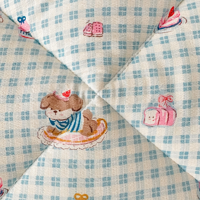 91家纺网 家纺一手货源 找家纺 丝芙妮家居（原乐视家纺） 2025新款云感棉豆豆被春秋被冬被被子被芯 甜品狗狗