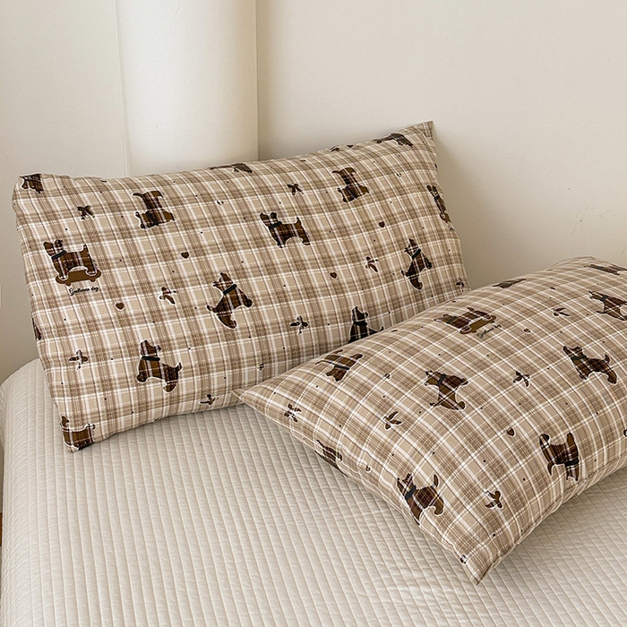 91家纺网 家纺一手货源 找家纺 丝芙妮家居（原乐视家纺） 2025新款云感棉豆豆被春秋被冬被被子被芯 晚安小狗