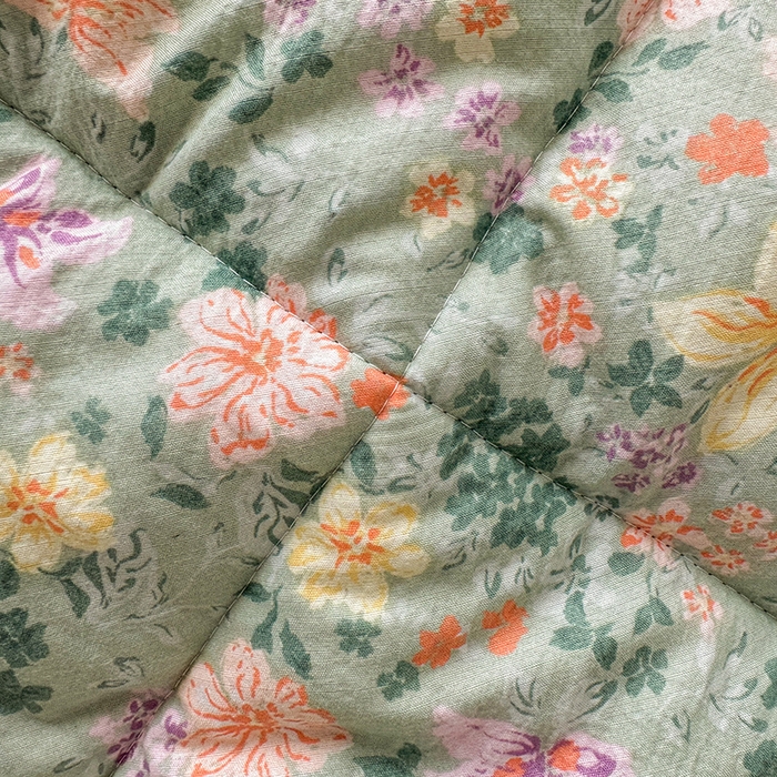 91家纺网 家纺一手货源 找家纺 丝芙妮家居（原乐视家纺） 2025新款云感棉豆豆被春秋被冬被被子被芯 午后时光