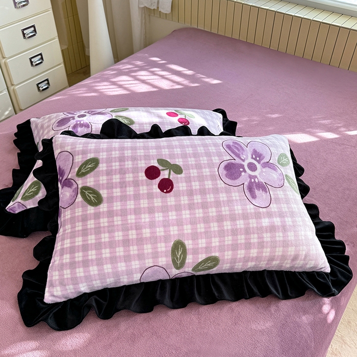 91家纺网 家纺一手货源 找家纺 （总）美达家纺 2025新款韩版牛奶绒床单四件套