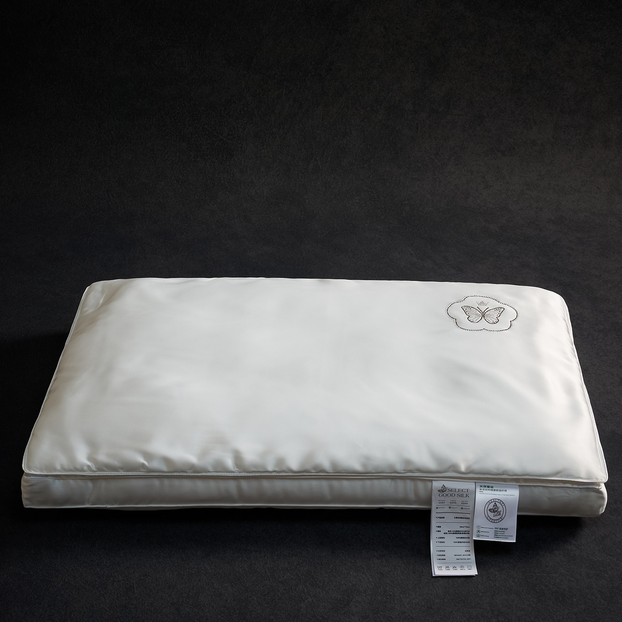 91家纺网 家纺一手货源 找家纺 （总）乐可 2025新款七星丝润蚕丝双层枕枕头枕芯