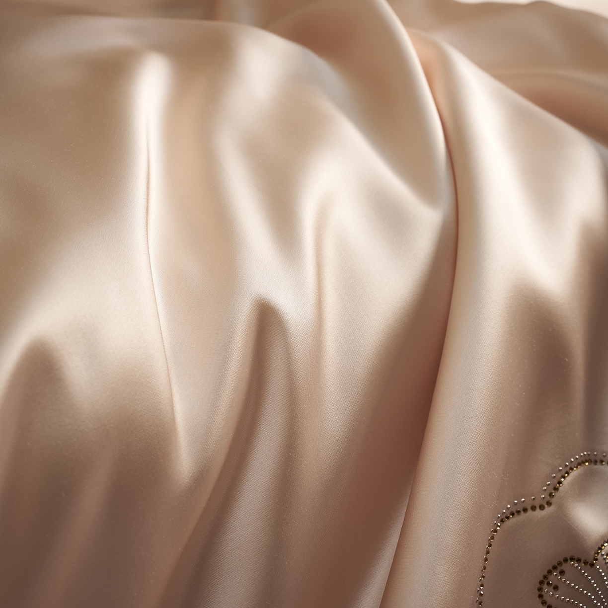 91家纺网 家纺一手货源 找家纺 乐可 2025新款七星丝润蚕丝双层枕枕头枕芯 七星蚕丝双层枕-香槟