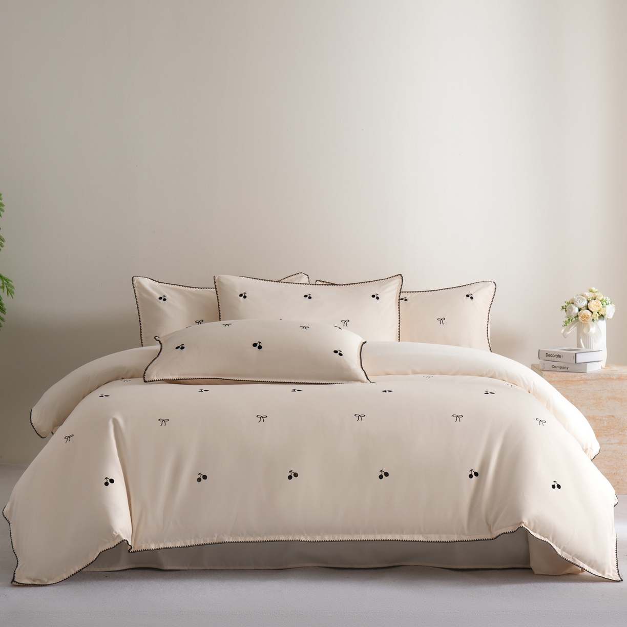 91家纺网 家纺一手货源 找家纺 （总）花愿（原花纪） 2025新款水洗棉刺绣三角针四件套系列-芭提雅