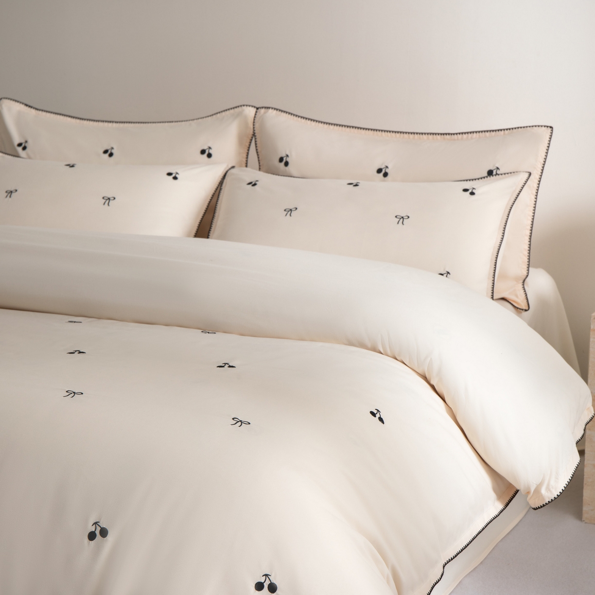 91家纺网 家纺一手货源 找家纺 （总）花愿（原花纪） 2025新款水洗棉刺绣三角针四件套系列-芭提雅