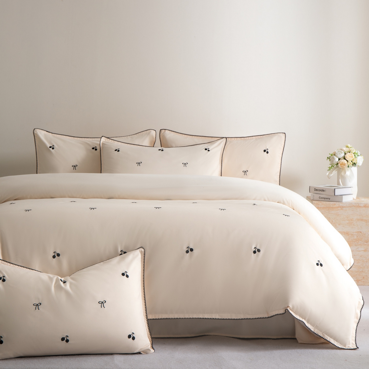 91家纺网 家纺一手货源 找家纺 （总）花愿（原花纪） 2025新款水洗棉刺绣三角针四件套系列-芭提雅