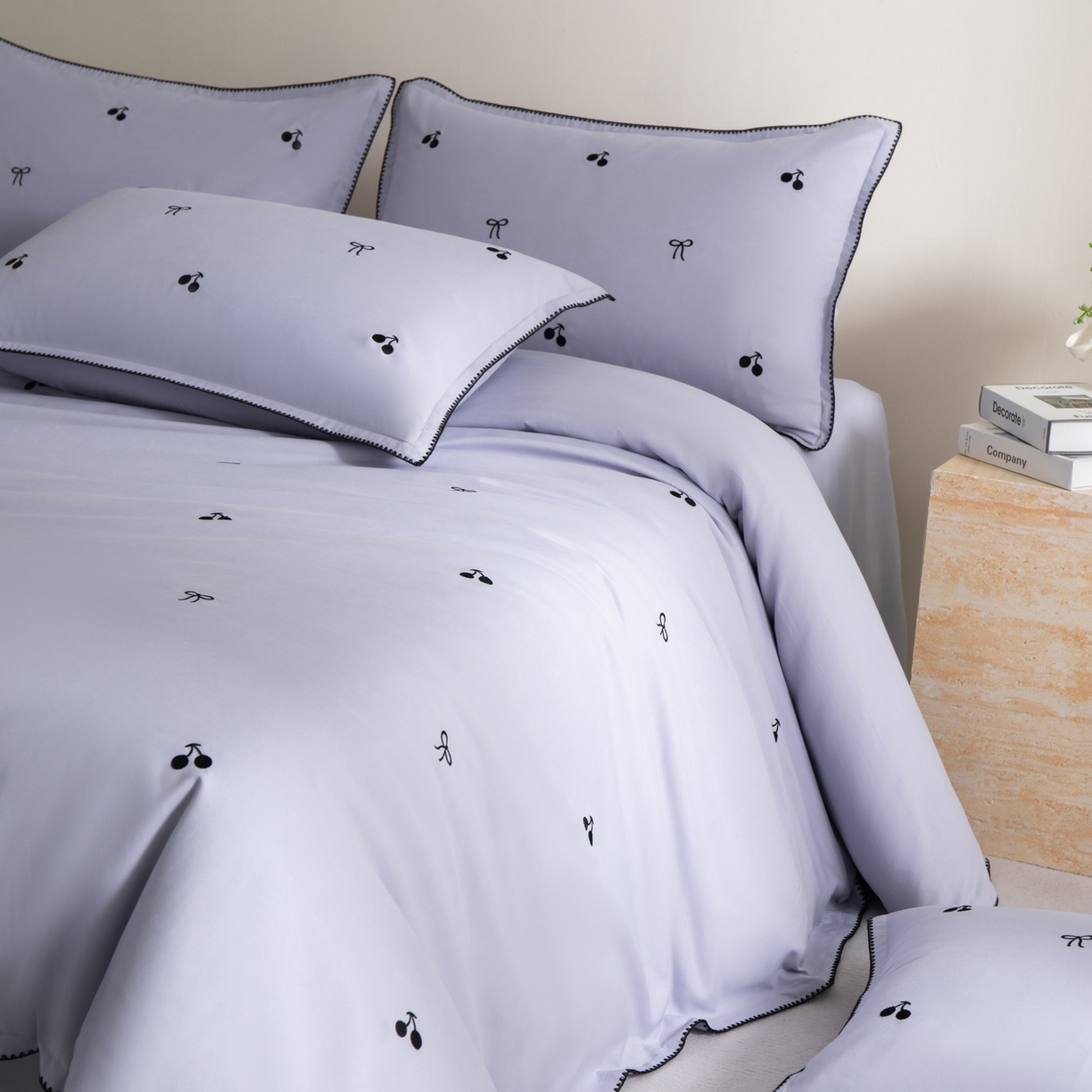 91家纺网 家纺一手货源 找家纺 花愿（原花纪） 2025新款水洗棉刺绣三角针四件套系列-芭提雅 芭提雅-星黛紫