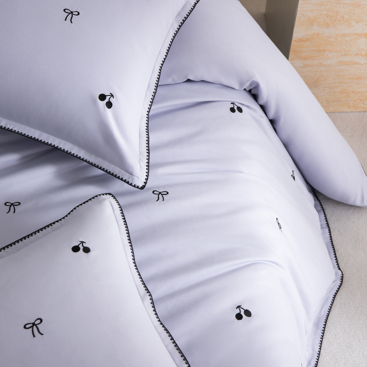 91家纺网 家纺一手货源 找家纺 花愿（原花纪） 2025新款水洗棉刺绣三角针四件套系列-芭提雅 芭提雅-星黛紫