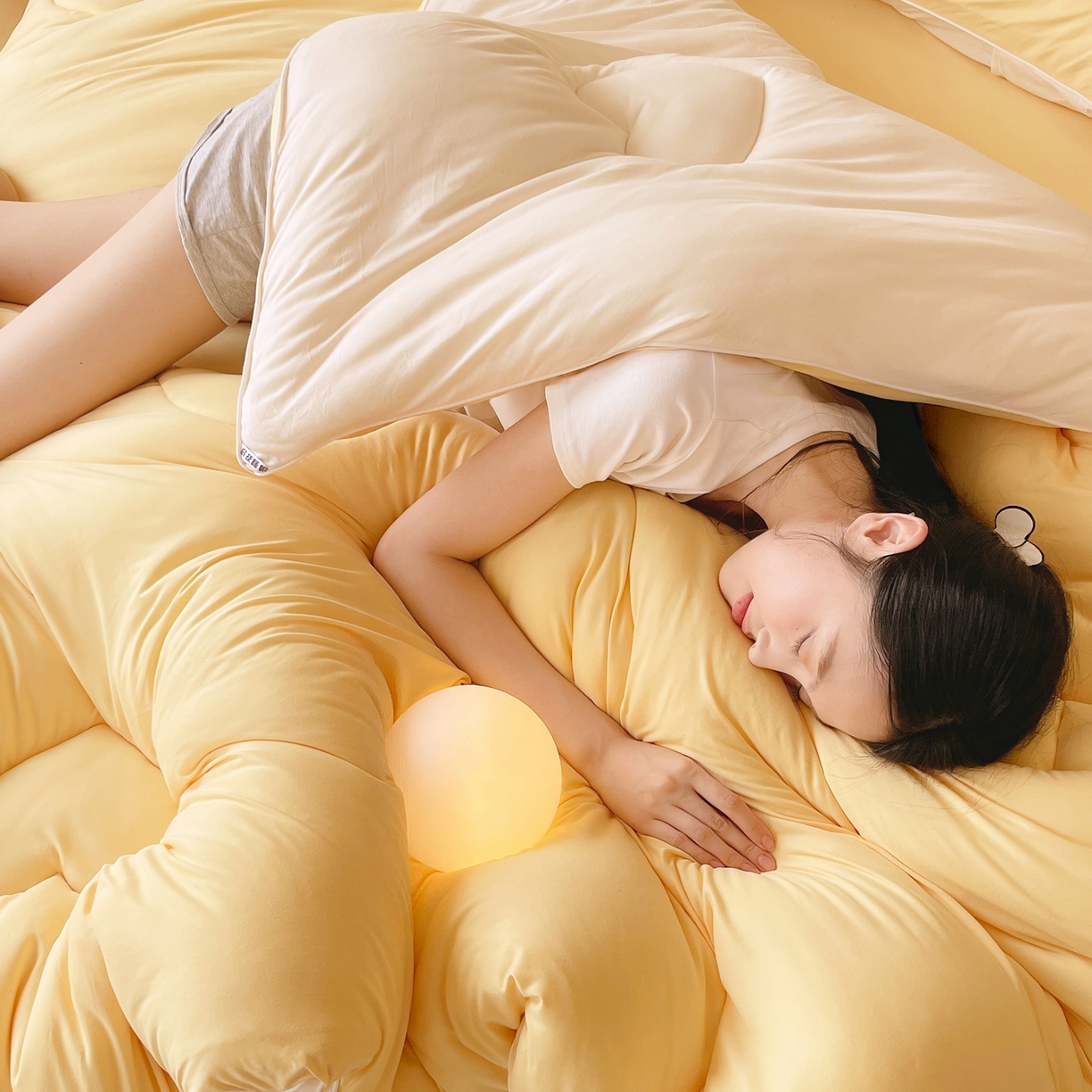 91家纺网 家纺一手货源 找家纺 （总）色鬼布艺高端家居主号 2025新款针织云朵冬被软萌小熊被