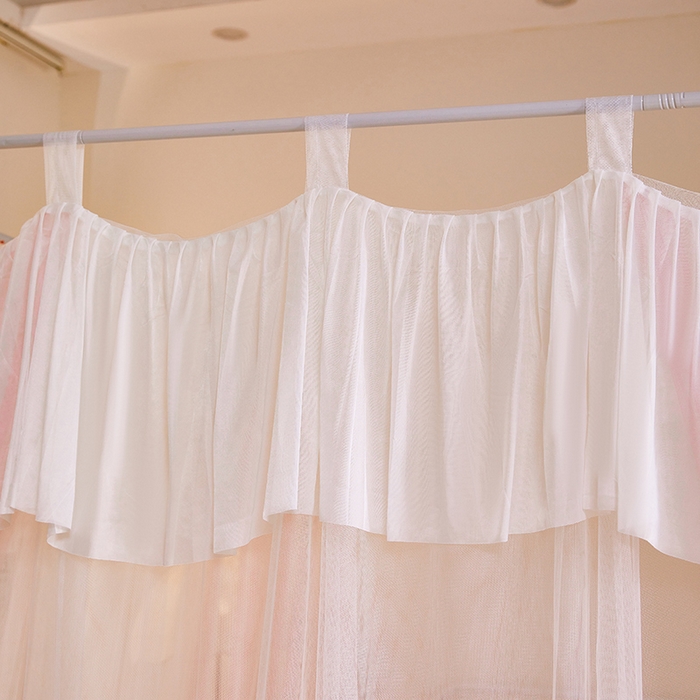 91家纺网 家纺一手货源 找家纺 （总）都市缘蚊帐 2025新款A200双层纱落地宫廷蚊帐烤漆支架