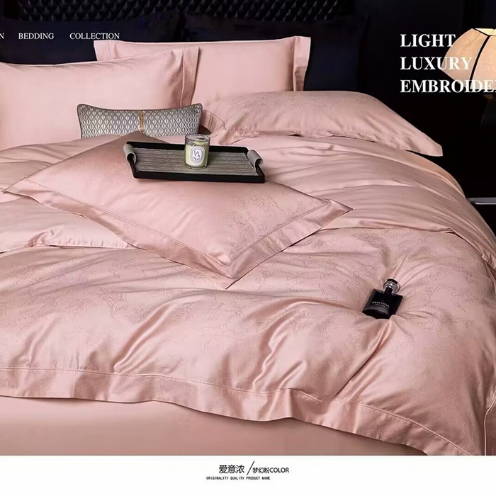 91家纺网 家纺一手货源 找家纺 （总）优姿家纺 2026新款全棉100支长绒棉提花四件套