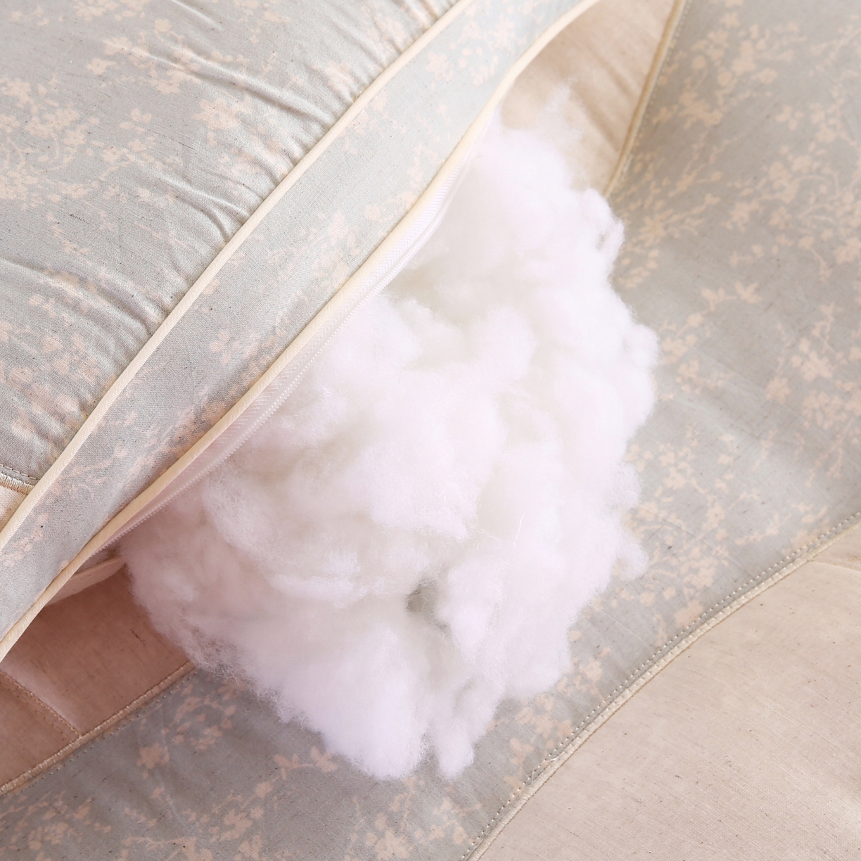 91家纺网 家纺一手货源 找家纺 鼎晟纺 2025新款国潮棉麻秋冬不上火枕头学生成人枕芯 天青色