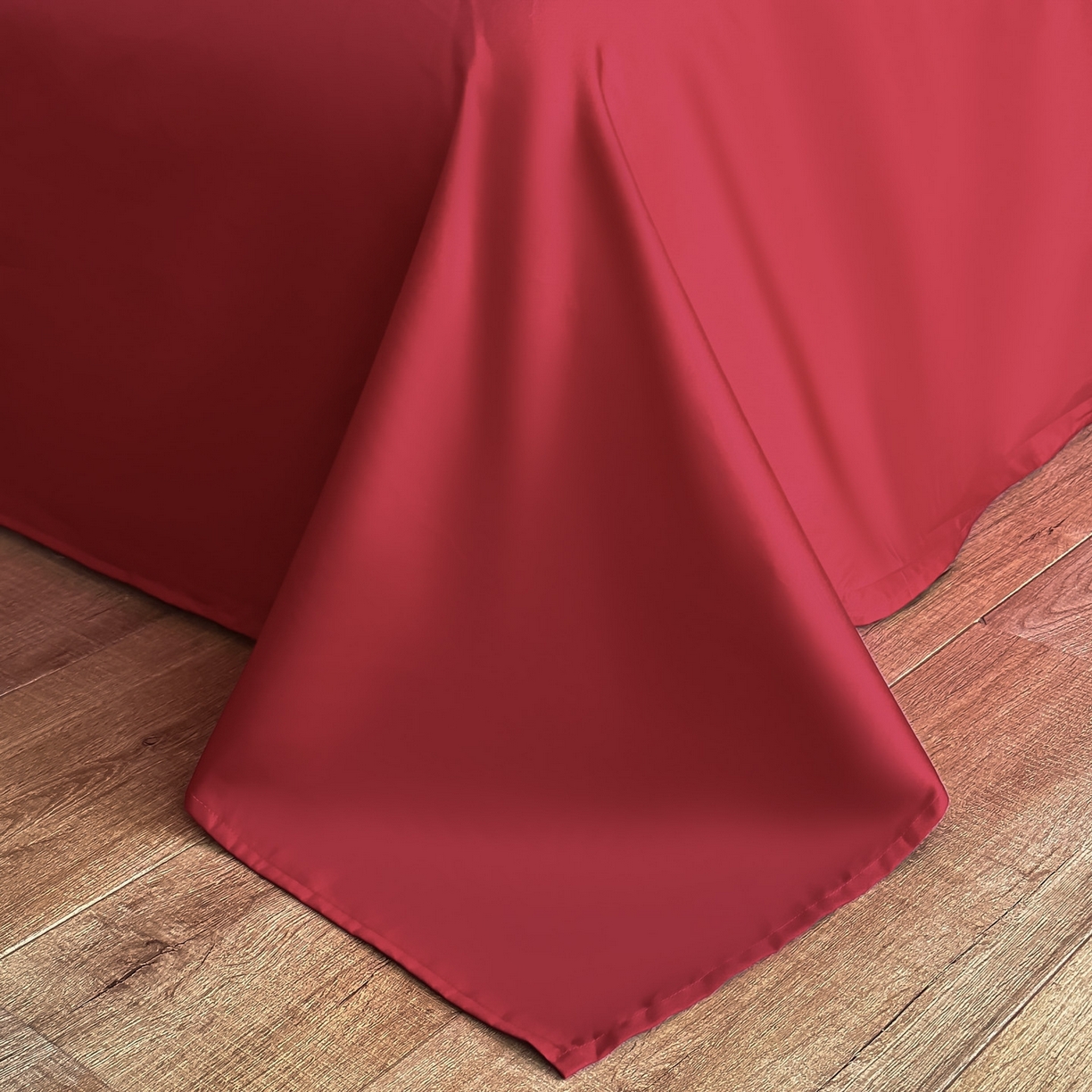 91家纺网 家纺一手货源 找家纺 （总）帝王家纺 2025新款亲肤棉磨毛全棉纯棉刺绣婚庆四件套红色结婚床上用品-喜上眉梢