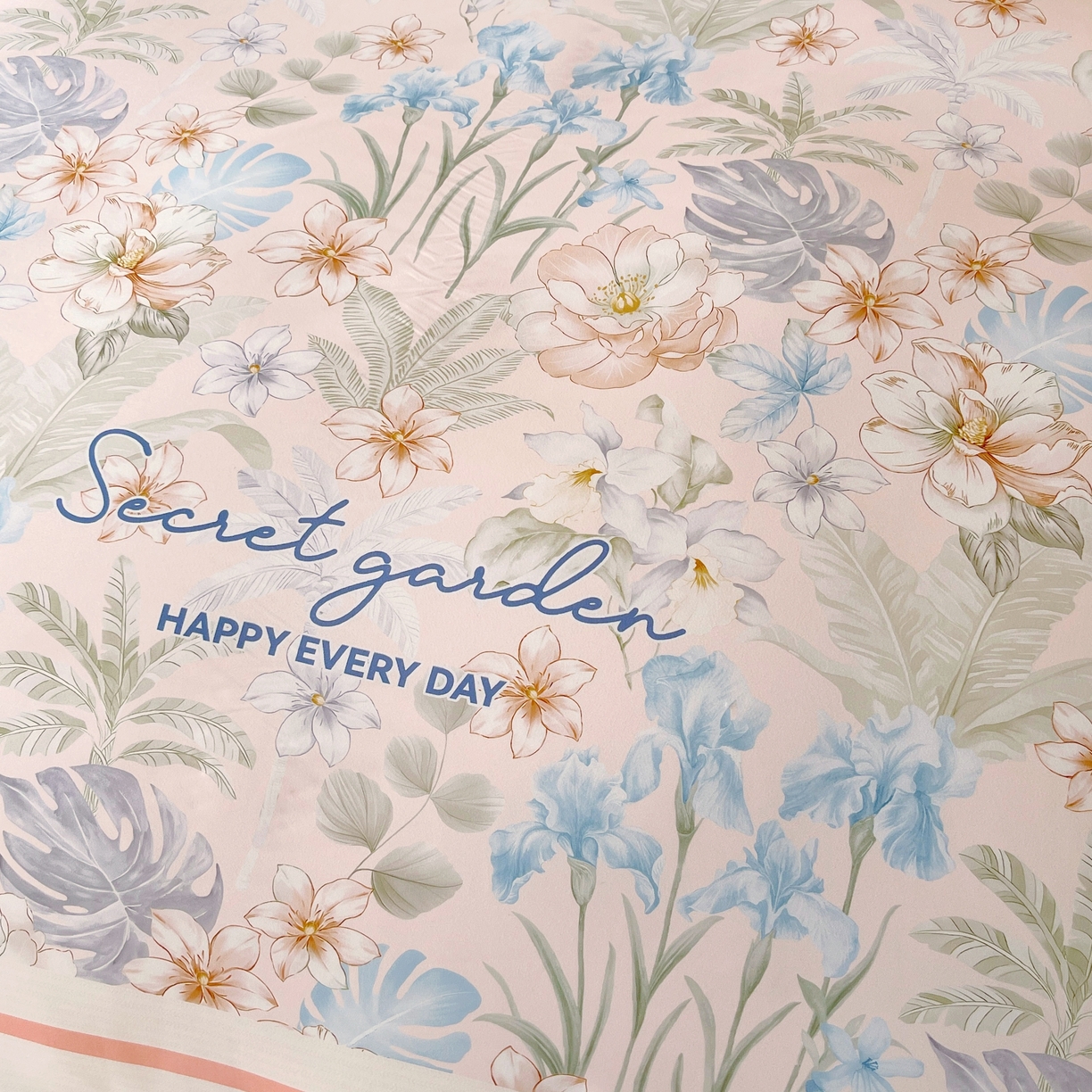 91家纺网 家纺一手货源 找家纺 大麦乐田 2025新款加厚磨毛植物羊绒韩版四件套 甜蜜佳人 玉