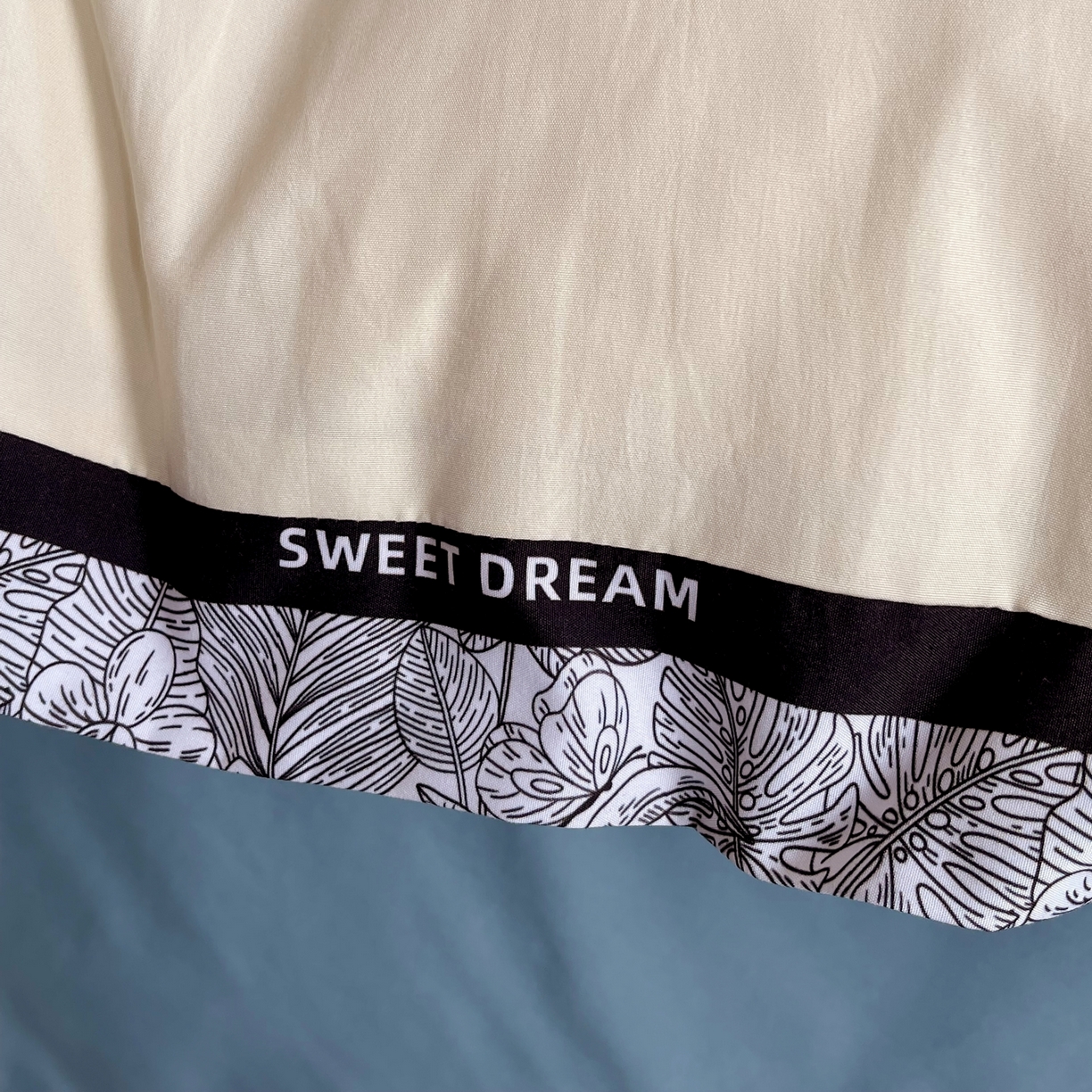 91家纺网 家纺一手货源 找家纺 大麦乐田 2025新款法式轻奢碳素刺绣磨毛四件套-北欧风情 北欧风情 奶白兰