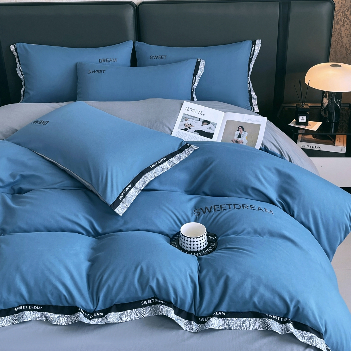 91家纺网 家纺一手货源 找家纺 大麦乐田 2025新款法式轻奢碳素刺绣磨毛四件套-北欧风情 北欧风情 宾利兰