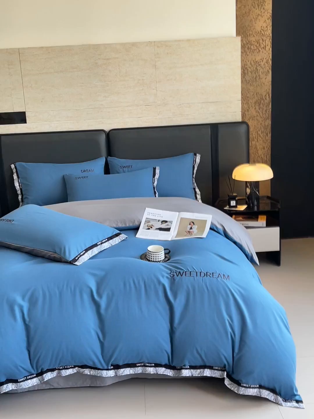 91家纺网 家纺一手货源 找家纺 大麦乐田 2025新款法式轻奢碳素刺绣磨毛四件套-北欧风情 北欧风情 宾利兰