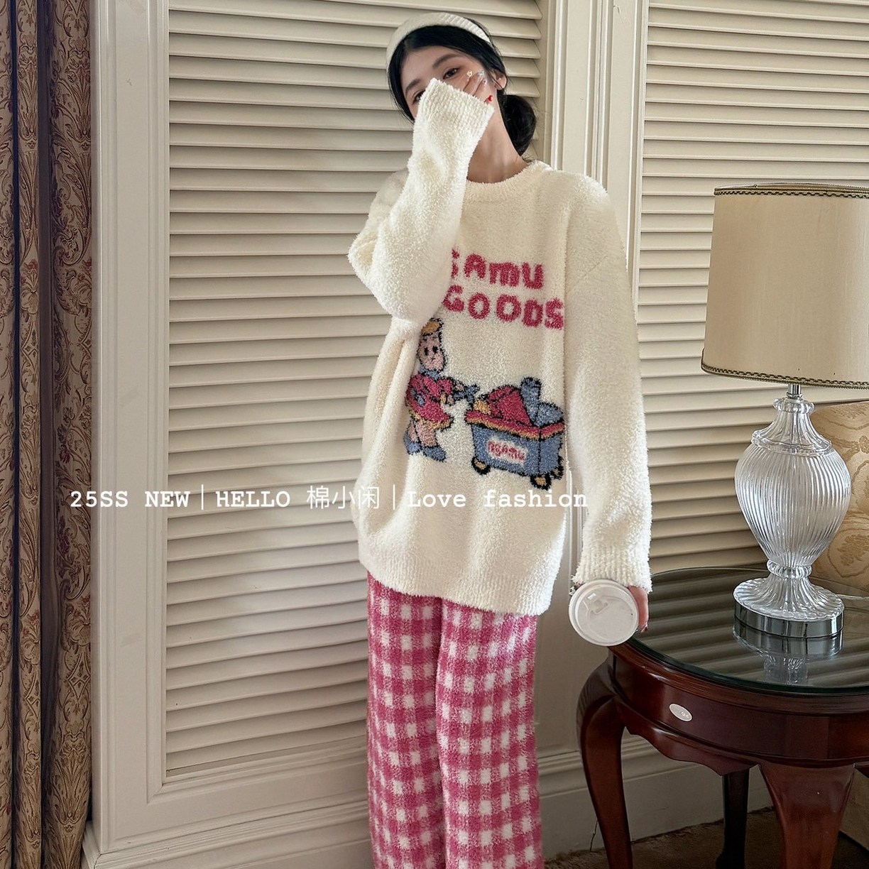 91家纺网 家纺一手货源 找家纺 （总）妍景家居生活馆 2025新款软绵绵-小女孩推车玫粉色