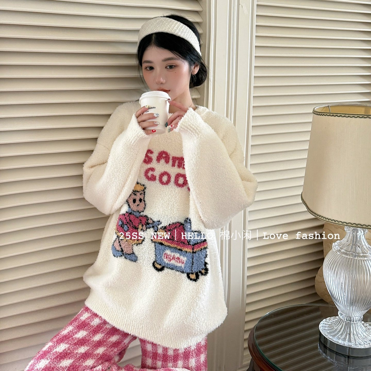 91家纺网 家纺一手货源 找家纺 （总）妍景家居生活馆 2025新款软绵绵-小女孩推车玫粉色