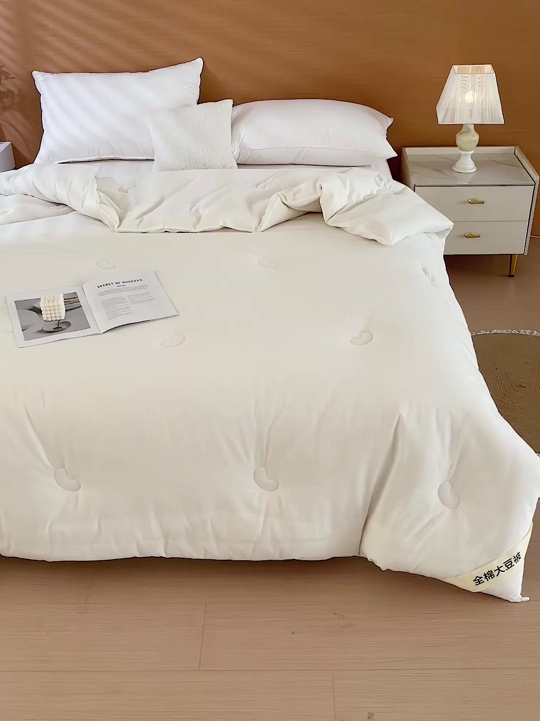 91家纺网 家纺一手货源 找家纺 （总）艾特你 2025新款全棉云感睡眠治愈系大豆被子被芯