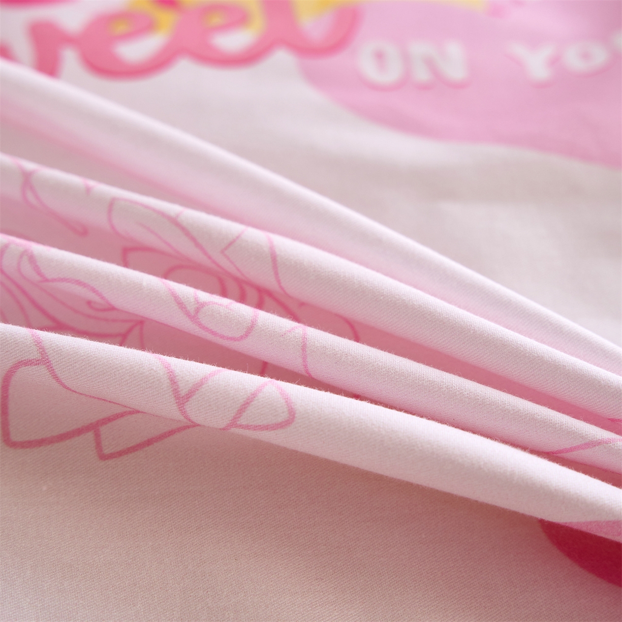 91家纺网 家纺一手货源 找家纺 百利卡通（原迪士尼家纺） 2025新款小马宝莉全棉纯棉数码印花圆网四件套 开心碧琪