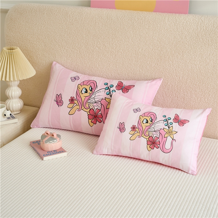 91家纺网 家纺一手货源 找家纺 （总）百利卡通（原迪士尼家纺） 2025新款小马宝莉全棉儿童枕枕头枕芯