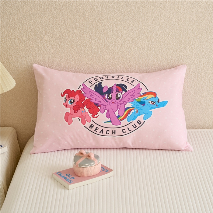 91家纺网 家纺一手货源 找家纺 （总）百利卡通（原迪士尼家纺） 2025新款小马宝莉全棉儿童枕枕头枕芯