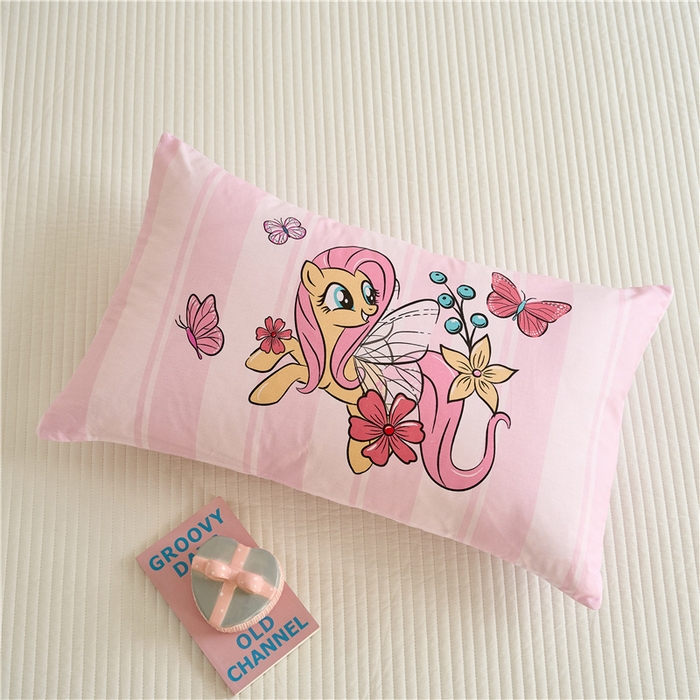 91家纺网 家纺一手货源 找家纺 百利卡通（原迪士尼家纺） 2025新款小马宝莉全棉儿童枕枕头枕芯 勇敢家族Z