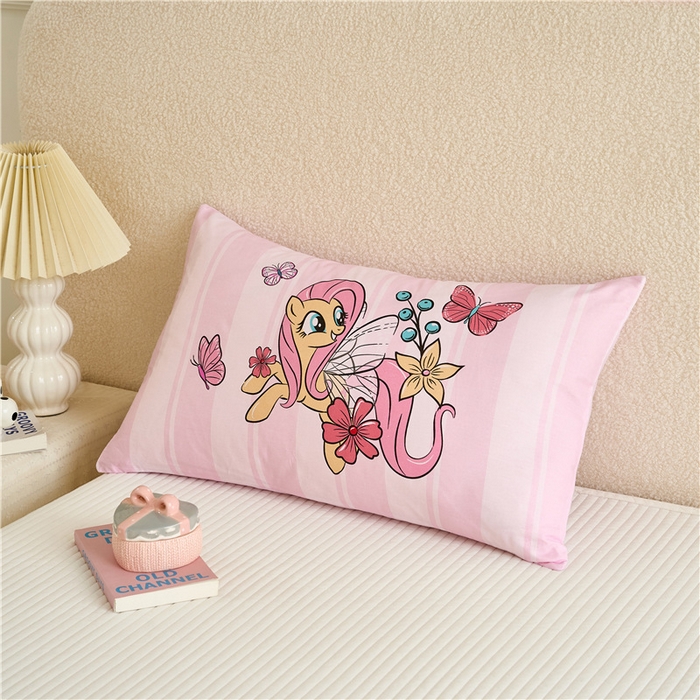 91家纺网 家纺一手货源 找家纺 百利卡通（原迪士尼家纺） 2025新款小马宝莉全棉儿童枕枕头枕芯 勇敢家族Z