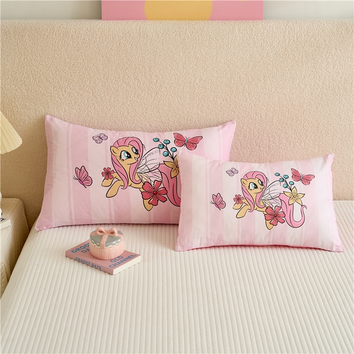 91家纺网 家纺一手货源 找家纺 百利卡通（原迪士尼家纺） 2025新款小马宝莉全棉儿童枕枕头枕芯 勇敢家族Z