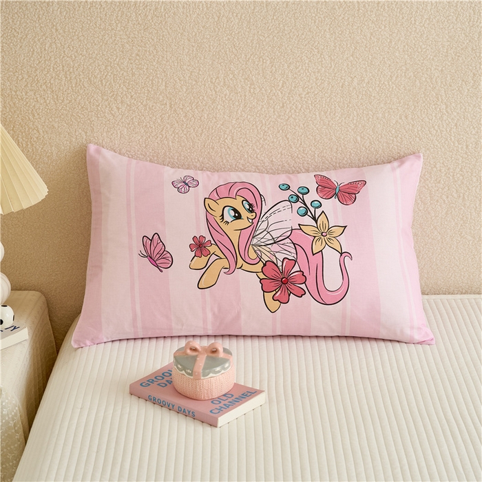 91家纺网 家纺一手货源 找家纺 百利卡通（原迪士尼家纺） 2025新款小马宝莉全棉儿童枕枕头枕芯 勇敢家族Z