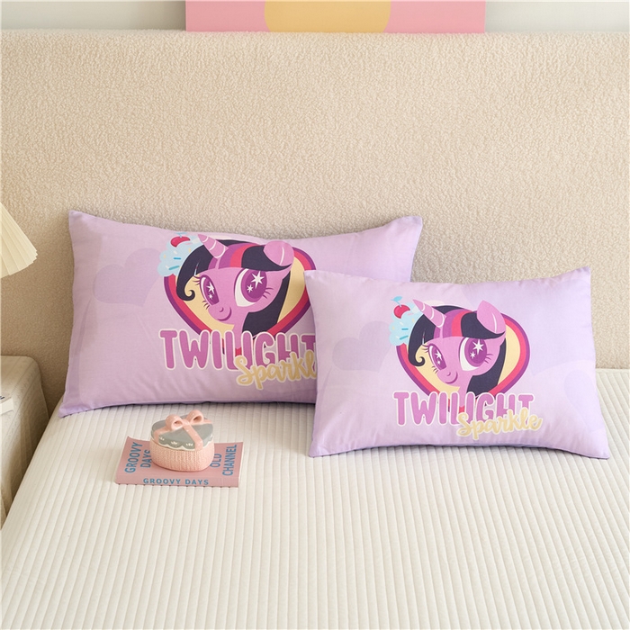 91家纺网 家纺一手货源 找家纺 百利卡通（原迪士尼家纺） 2025新款小马宝莉全棉儿童枕枕头枕芯 快乐派对Z