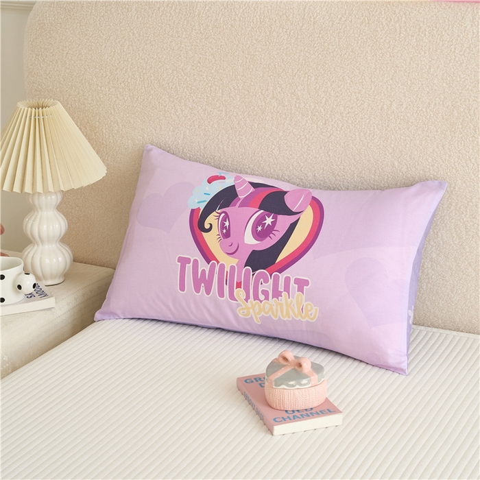 91家纺网 家纺一手货源 找家纺 百利卡通（原迪士尼家纺） 2025新款小马宝莉全棉儿童枕枕头枕芯 快乐派对Z