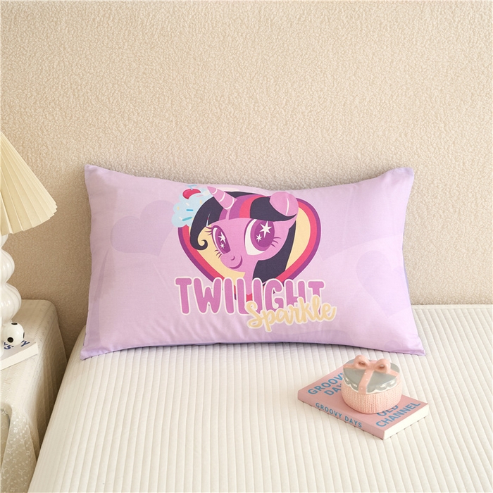 91家纺网 家纺一手货源 找家纺 百利卡通（原迪士尼家纺） 2025新款小马宝莉全棉儿童枕枕头枕芯 快乐派对Z