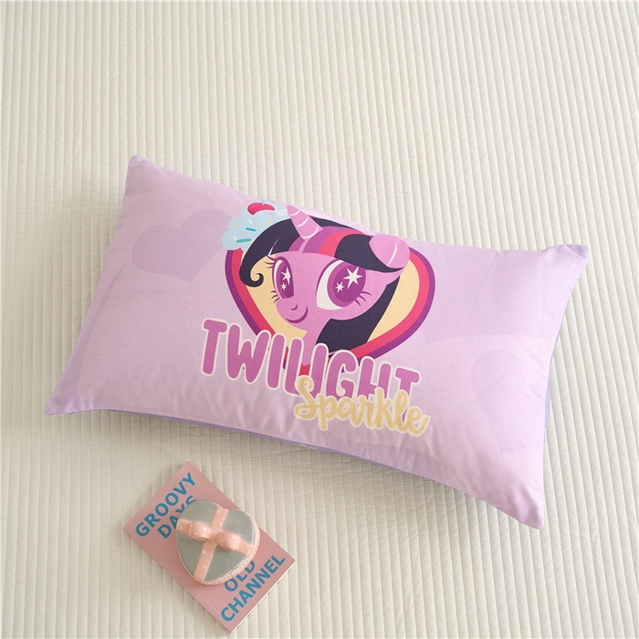 91家纺网 家纺一手货源 找家纺 百利卡通（原迪士尼家纺） 2025新款小马宝莉全棉儿童枕枕头枕芯 快乐派对Z