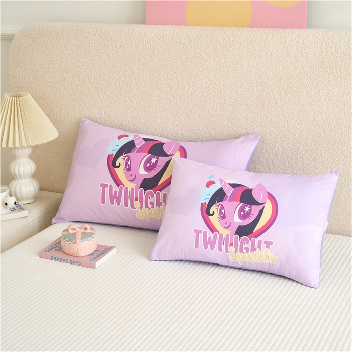 百利卡通（原迪士尼家纺） 2025新款小马宝莉全棉儿童枕枕头枕芯 快乐派对Z