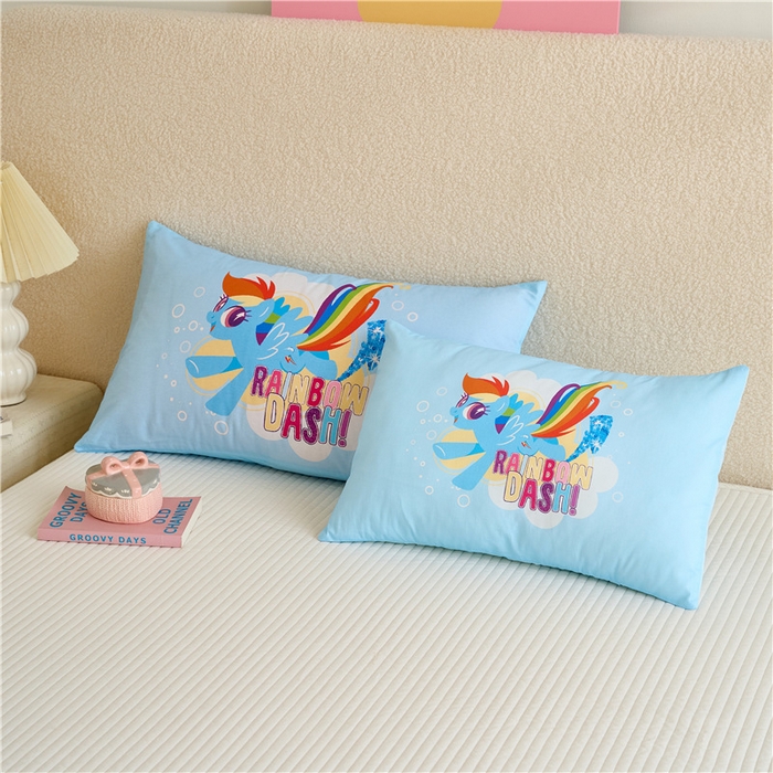 百利卡通（原迪士尼家纺） 2025新款小马宝莉全棉儿童枕枕头枕芯 蓝色云宝Z