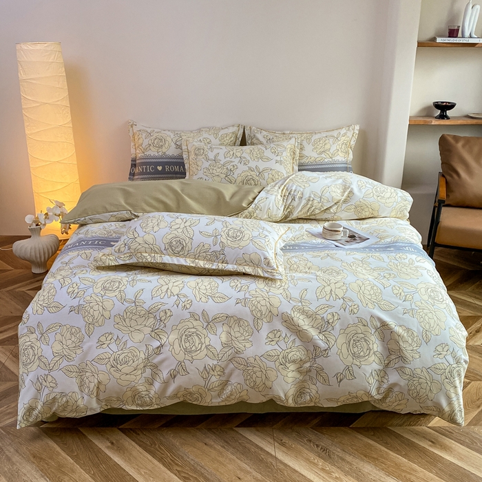 91家纺网 家纺一手货源 找家纺 （总）大吉  2024新款加厚喷气全棉磨毛被套