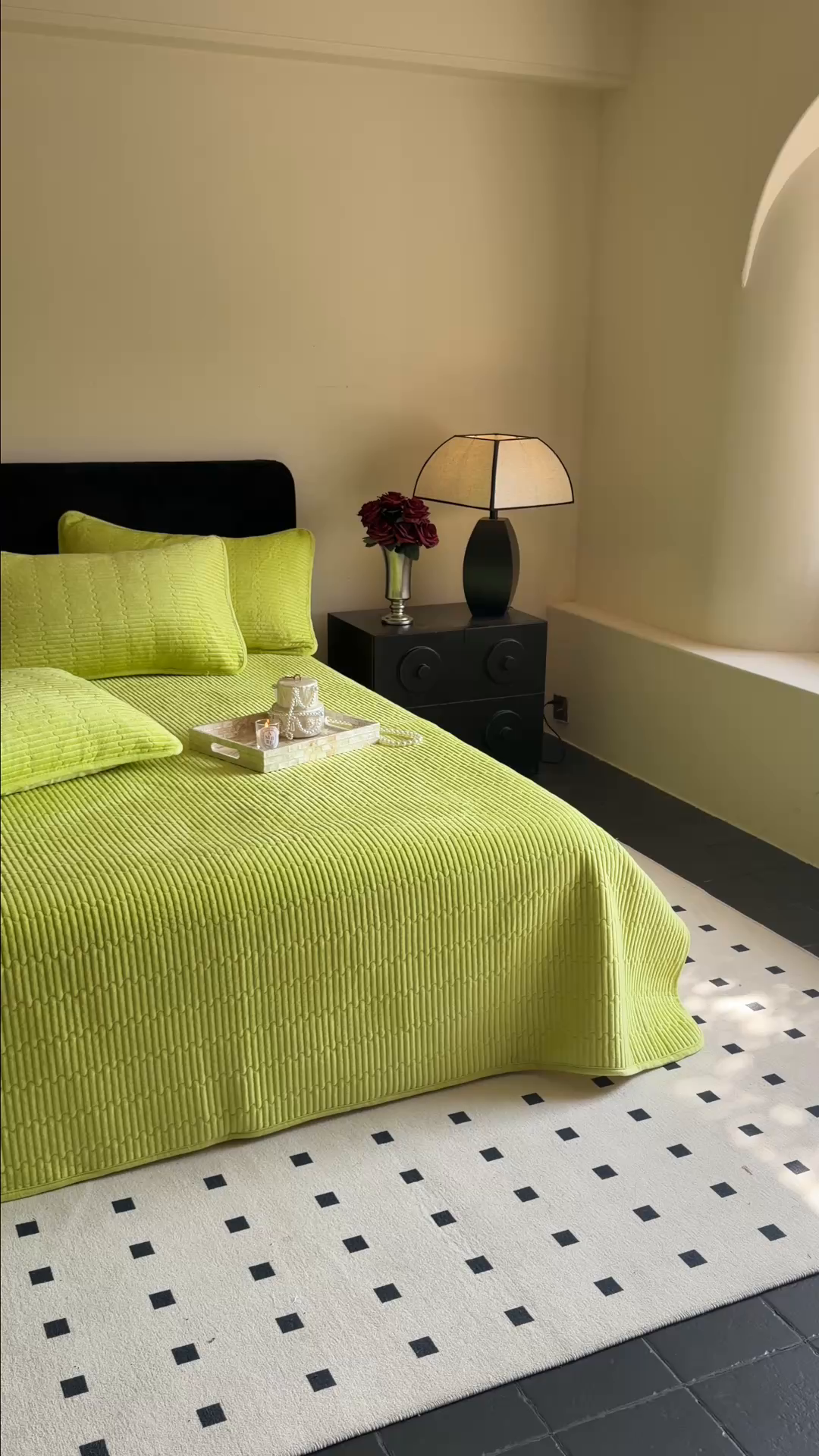 91家纺网 家纺一手货源 找家纺 鑫喜莱家纺 2025新款宝宝绒纯色床盖单件床褥垫软床垫床盖三件套 抹茶绿