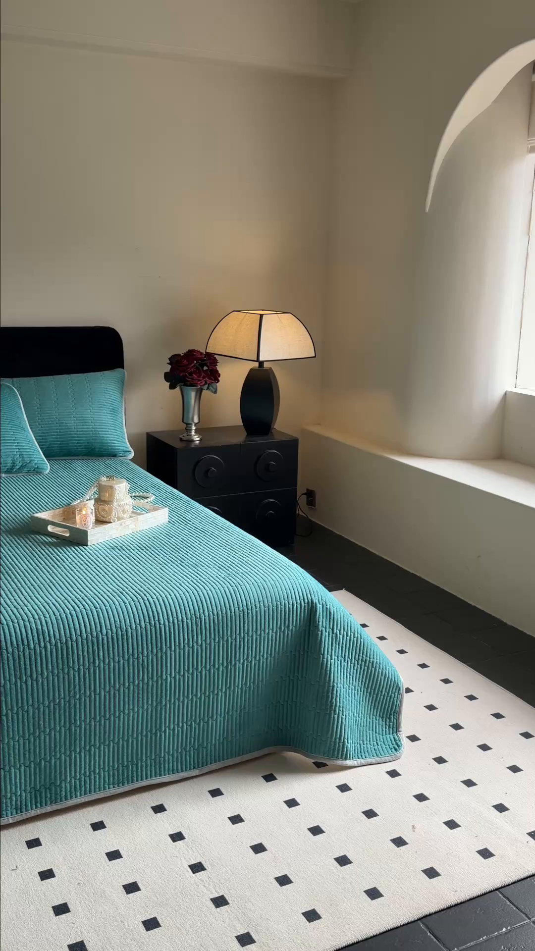 91家纺网 家纺一手货源 找家纺 鑫喜莱家纺 2025新款宝宝绒纯色床盖单件床褥垫软床垫床盖三件套 孔雀绿