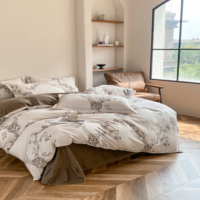 91家纺网 家纺一手货源 找家纺 大吉  2024新款加厚喷气全棉磨毛被套 如梦