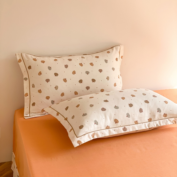 大吉 2024新款全棉磨毛单枕套 南瓜派