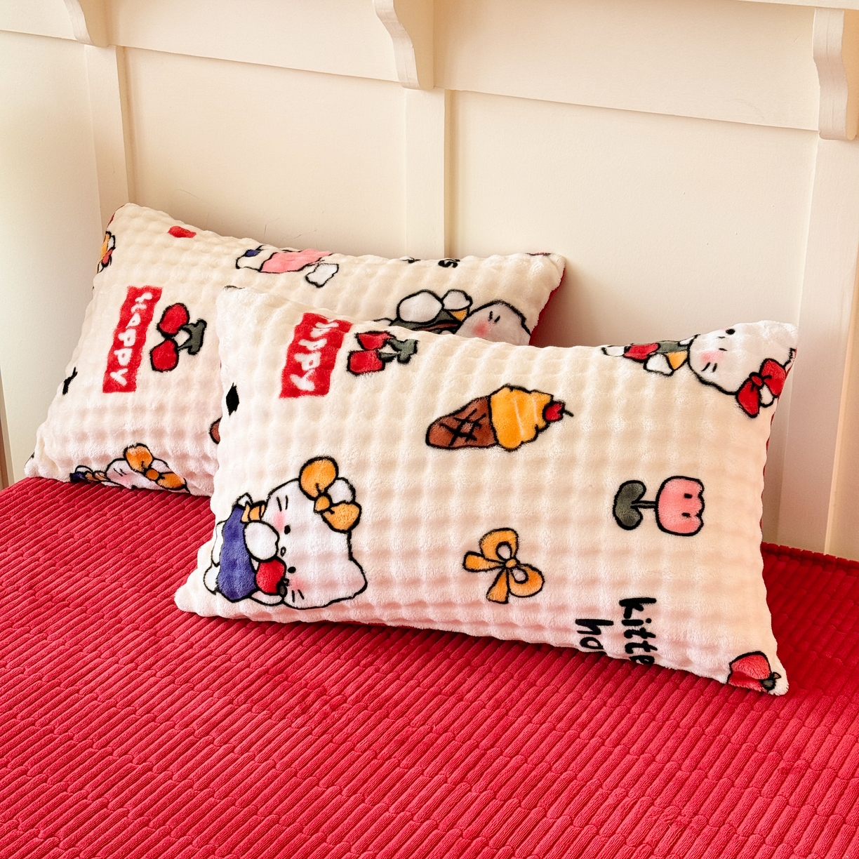 91家纺网 家纺一手货源 找家纺 （总）梦纤绒 2025新款牛奶绒泡泡床盖款四件套